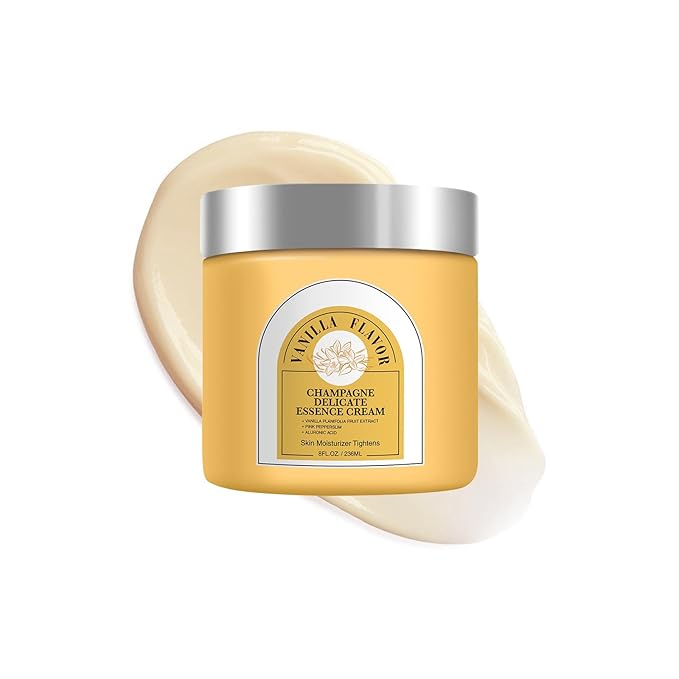Champagne Lift Body Cream, Hydrating Lift Firming and Hydrates Dry Skin Arms & Legs (Vanilla)