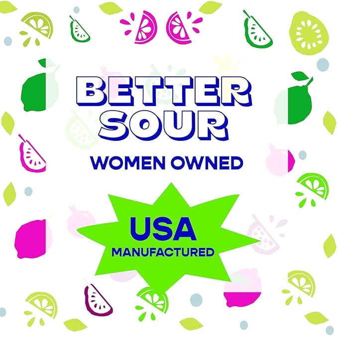 Better Sour Variety Pack, Guava Calamansi, Pomegranate Apricot, and Passion Fruit Sour Gummy Stars, Bold Fruit Flavor, mouthwatering Sour Candy, Vegan and Gluten-Free Treats, 6 Pouch Set