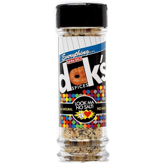 DAK's Spices Everything But Tha' Salt Blend | 100% Salt & Sugar Free | Healthy Seasoning | MSG, Preservative & Potassium Chloride Free | Low Carb & Keto Friendly | Perfect for Adding Flavor to Recipes | 1.5 oz