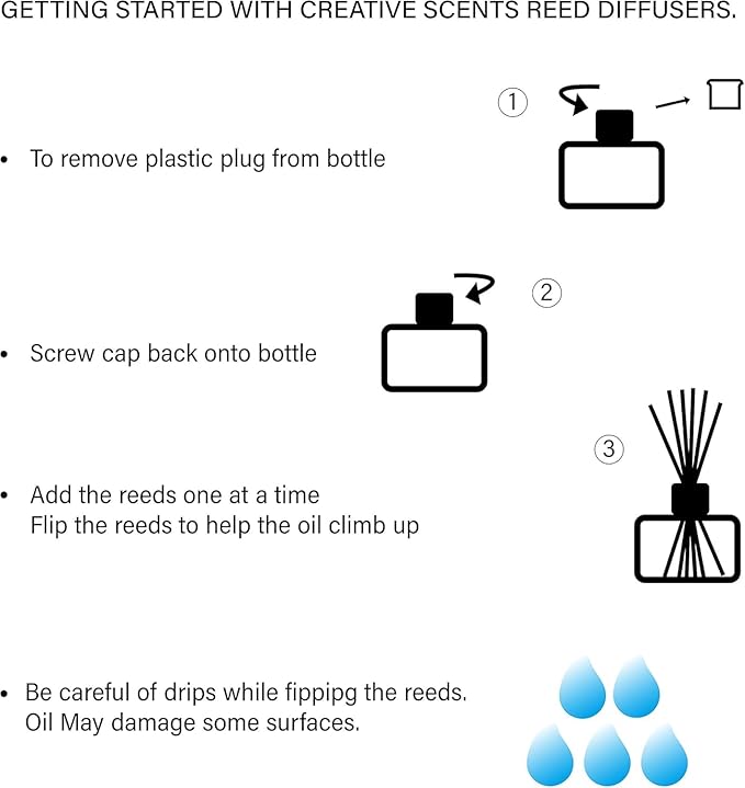 Air Jungles Poppy Entice Scent Reed Diffuser Set with Sticks 3.4 fl oz (Pack of 3), Long-Lasting Essential Oil Air Freshener for Bathroom, Office, Gym, and Bedroom Fragrance Freshener