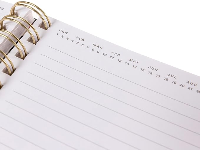 Graphique Hardbound Spiral Journal, 160 Ruled Pages Hard Cover Notebook, Diary, Lists, Record Month and Date, Premium Paper, Pink Strawberries, 6” x 8”