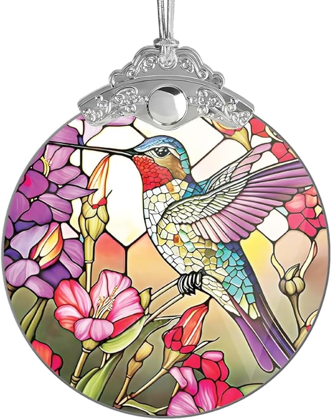 Hummingbird Ornament, 4 Inch Acrylic Ornament Art, Hummingbirds Christmas Ornament, Hummingbird Gifts, Hummingbirds Gifts for Women, 2025 Christmas Ornament