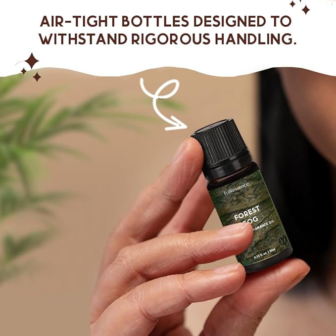 Folkulture Essential Oils for Home | Set of 5 (0.33 fl oz x 5) Fall Essential Oil or Diffuser Oils for Relaxation | Cinnamon Essential Oil or Fall Scents | Pumpkin Fall Essentials for Wome