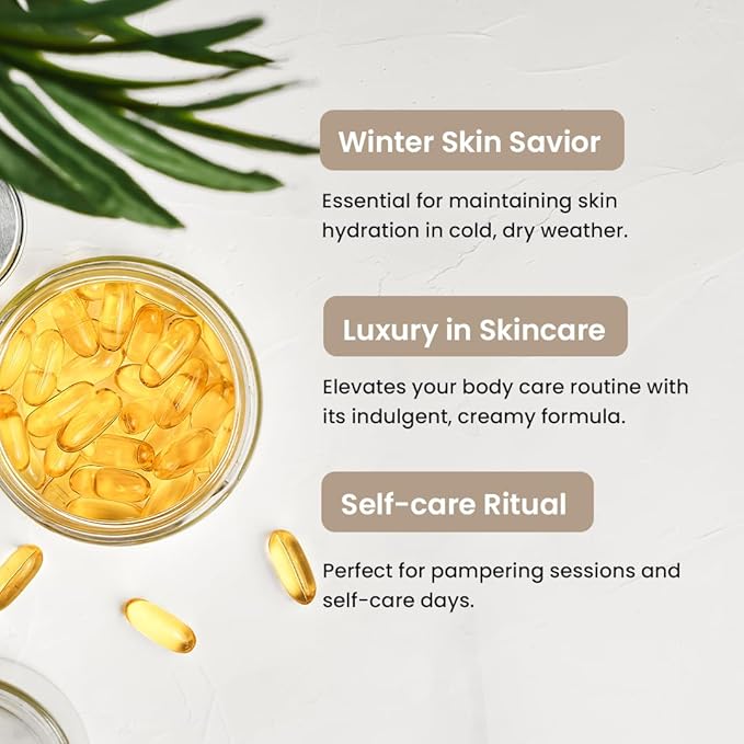 ButterGlow Shea Body Butter | With Hyaluronic Acid & Shea Butter | Intensive Hydration & Skin Softening | Rich & Creamy Formula | For Dry Skin Relief - 6.76 Oz