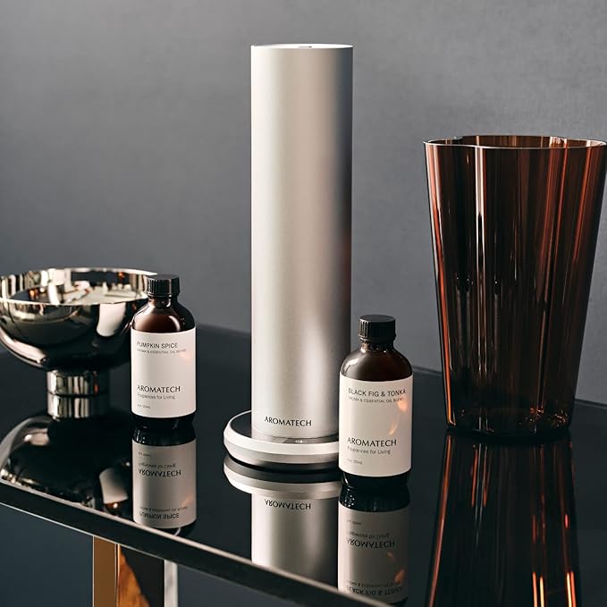 AromaTech Pumpkin Spice Aroma Essential Oil Blend: Luxury Hotel Inspired Aromatherapy with Pumpkin, Cinnamon & Vanilla Cream for Ultrasonic Diffusers & Nebulizers - 0.3 fl oz, 10 mL