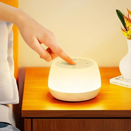 Kids Night Light Touch 3 Modes & 9 Colors Changing, Rechargeable Bedside Lamp Stepless Dimmable, Portable Touch Table Lamp with Timing & Memory, Soft Eye Caring Night Lamp for Kids Adults