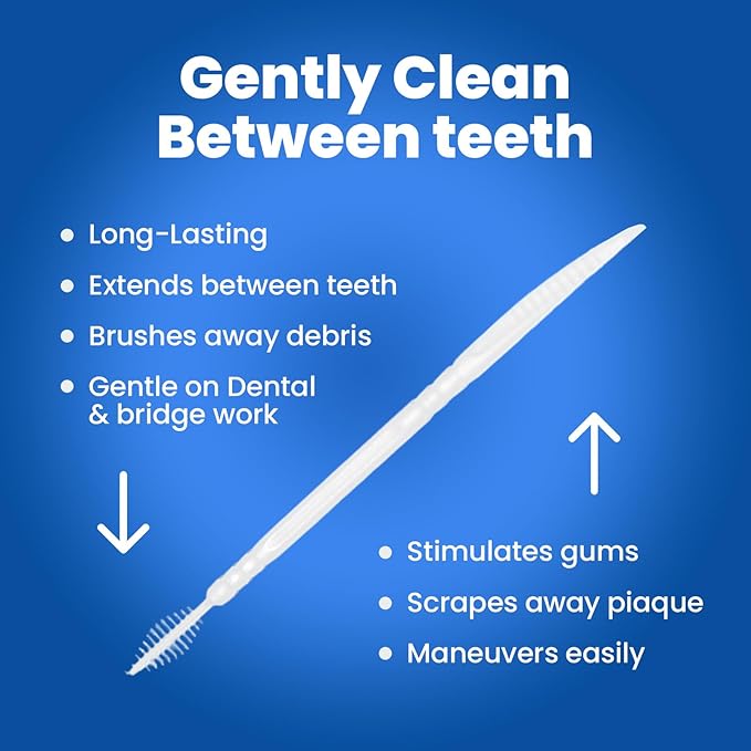 Dental Floss Stick and Toothbrush, Portable Box, Home Pack of 500 Dental Floss Sticks (Pack of 500)