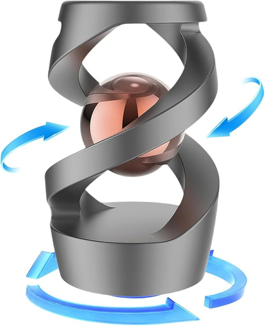 Kinetic Desk Toys,Perpetual Motion Desk Toy,Teenage Fidget Toy,Kinetic Spinner,Perfect for Desks,(Gray Rose Gold)