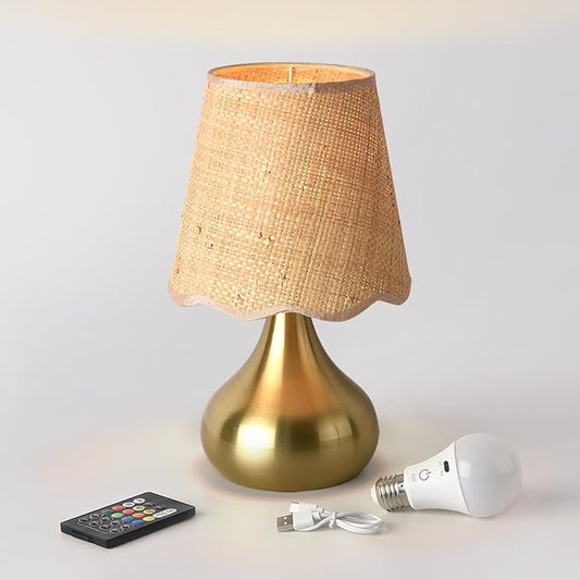 Cordless Table Lamp Rechargeable, Good Mini Table Lamp for Nightstand, Battery Operated Small Table Lamp for Small Spaces for Kitchen Counter, Bookshelf, Bedside, Bedroom, Living Room