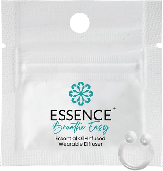 Essence Wearable Aromatherapy Nasal Diffuser – Breathe Easy Essential Oil Nose Ring – Personal Scent Clip for Travel, Work & Everyday Use – Made in USA