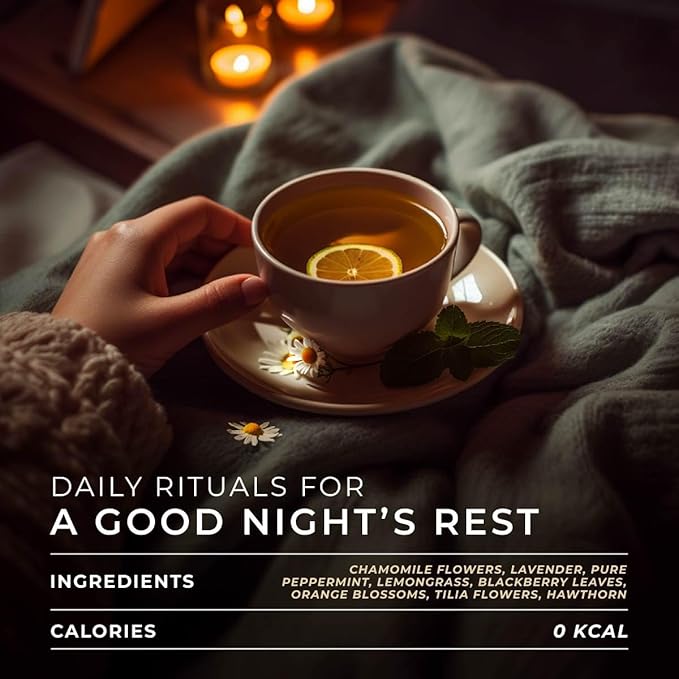 Gya Tea Co Dreamtime Herbal Tea Pod (16 ct) - Decaf Soothing Tea Blend of Chamomile & Lavender for Good Night's Rest of Calming & Relaxing