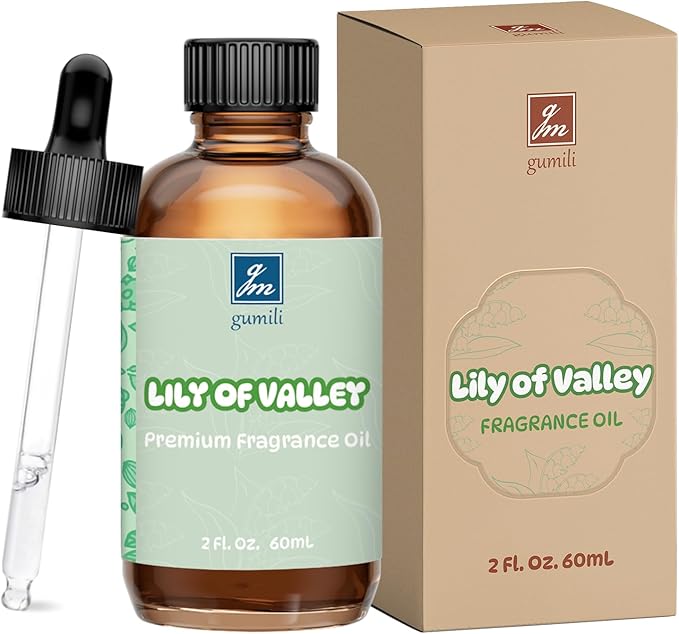 Lily of Valley Fragrance Oil 2 Oz, Natural Scent Oil for Home Essential Oils Diffuser, Candle Making, Soap Making, DIY Body Oils, Perfume, Body Mist, Spray - Floral Scent