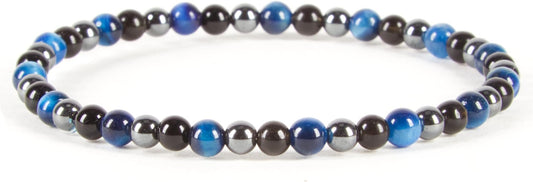 Cherry Tree Collection - Small, Medium, Large Sizes - Gemstone Beaded Bracelets For Women and Men - 4mm Round Beads