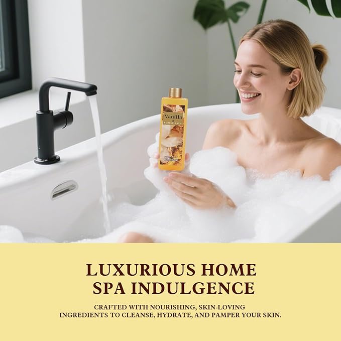 Cozy Vanilla Gifts for Women Spa Basket, High Heel Bath Set with Bubble Bath & Shea Butter, Christmas Birthday Gifts for Mom, Her, Best Friend