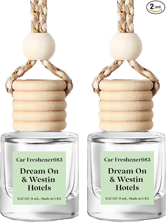 Car Fresheners for Women, Air Freshener Hanging,Cute Air Diffuser for Car, Long Lasting Air Fresheners, Made in USA(2 Pack)