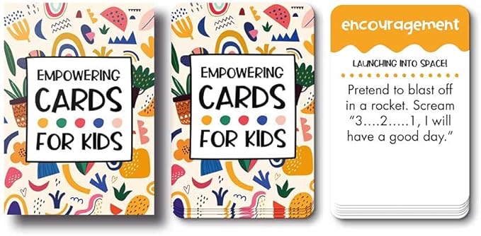 Empowering Cards for Kids - Teaches Mindfulness, Affirmations, Self Esteem, Relaxation & More