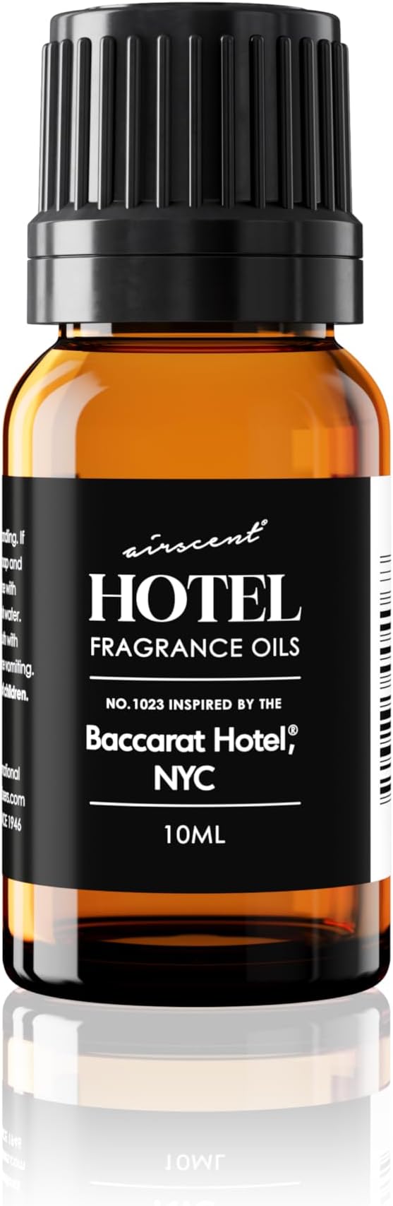 AirScent Hotel Diffuser Oil No. 1023 Inspired by The Baccarat Hotel Scent - Love Affair Fragrance Oil for Ultrasonic and Waterless Diffusers and Crafting - 10 mL, 0.34 fl oz Glass Bottle with Dropper