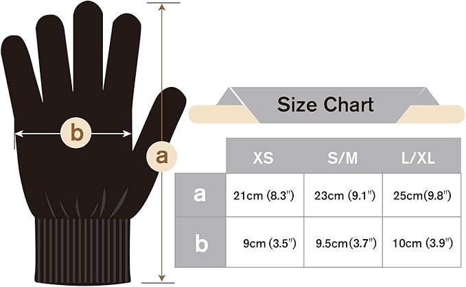 Evridwear Men Moisturizing Cotton Gloves with Touchscreen Fingertips for Eczema Beauty Cosmetic Dry Hands Sensitive Irritated Skin Therapy Overnight Bedtime, 6 Pairs, Lightweight-Black, L/XL