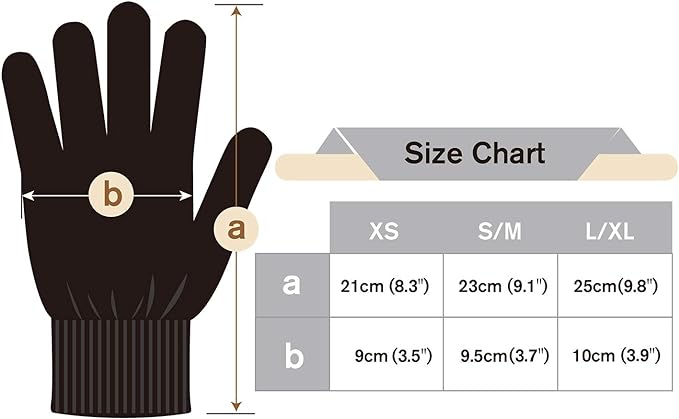 Evridwear Men Moisturizing Cotton Gloves with Touchscreen Fingertips for Eczema Beauty Cosmetic Dry Hands Sensitive Irritated Skin Therapy Overnight Bedtime, 6 Pairs, Lightweight-Black, XS