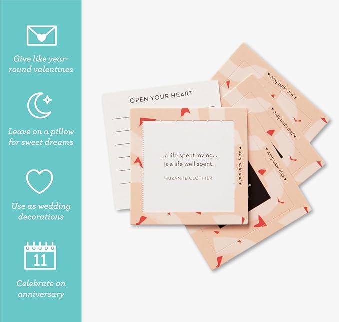 Compendium ThoughtFulls Pop-Open Cards — Love — 30 Pop-Open Cards, Each with a Different Inspiring Message Inside