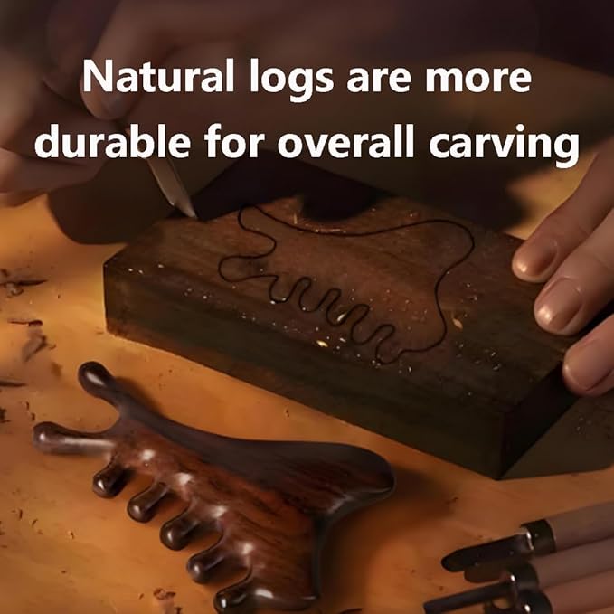 4Pcs Wood Therapy Massage Tools Lymphatic Drainage Massager Wooden Massager Body Sculpting Tools for Body gua sha,Anti-Cellulite,Pain Relief