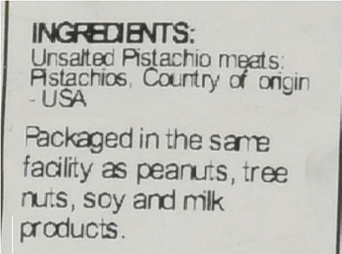 Sincerely Nuts Pistachios Roasted and Unsalted Kernels No Shell, No Salt Healthy Snacks for Kids and Adults Shelled Convenient Snack Low Sodium, Vegan, Kosher Gluten Free, 2 LB bag