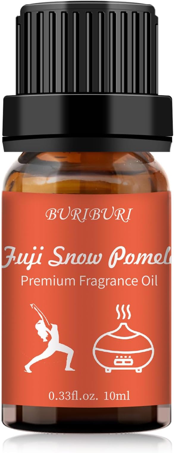 BURIBURI Fuji Snow Pomelo Hotel Scent Essential Oil, Lifestyle Hotel Collection Fragrance Aromatherapy Oil Blends, Air Freshener Hotel Collection Diffuser Oil
