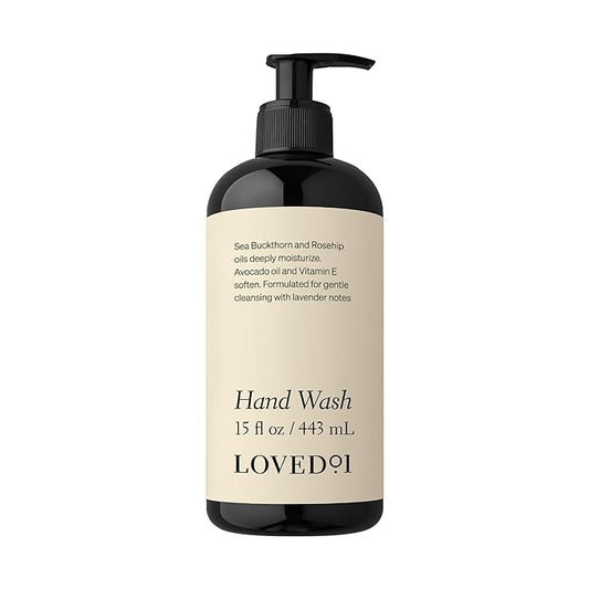 Loved01 Hand Wash, John Legend Skincare, Liquid Hand Soap, Gentle & Hydrating, Cruelty-Free, Formulated with Nourishing Oils & Soft Lavender, 15 oz