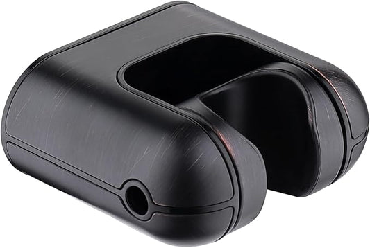 BRIGHT SHOWERS Shower Head Holder Wall Mount, Adjustable Handheld Shower Wand Holder with Universal Fit and Angle Adjustment, Oil-Rubbed Bronze