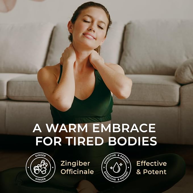 Gya Labs Ginger Essential Oil - 0.34 Fl Oz - for Hair, Skin, Diffuser, Aromatherapy & DIY Candle Making Scent