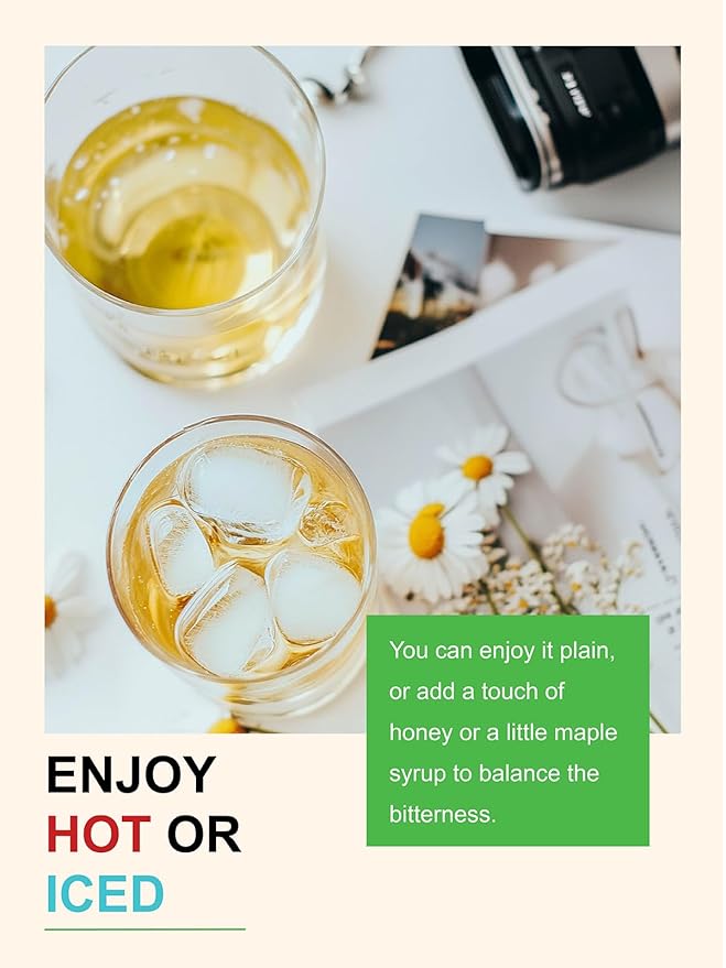 TeeLux Lemon Ginger Decaf Green Tea, Smooth Decaffeinated Green Tea with Spicy Ginger & Refreshing Natural Lemon Flavor, 100 Count