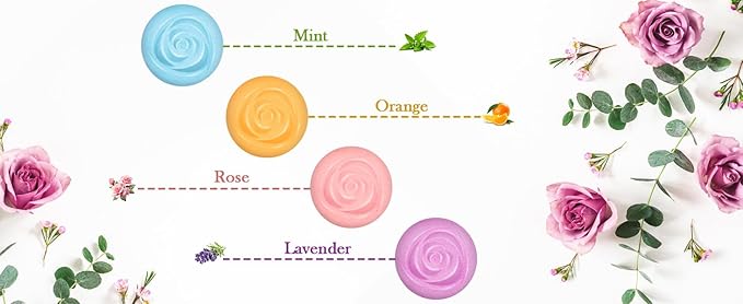 Bath Bombs for Women - 16 Pcs Handmade Natural Essential Oils Rose Bath Bombs, Home Spa Fizzies Bubble Bath, Birthday Gifts for Her Self Care Gifts for Mom Wife (16)