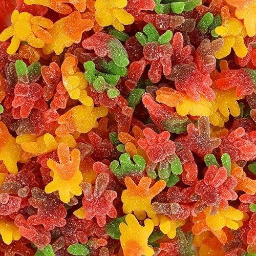 Hairy Gummy Spiders Candy - Sugar Dusted Spider Gummies - Edible Halloween Spiders, by Queen City Candy Cave (1 Pound)