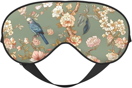 Blossom Trees Sleep Mask for Women & Men - Comfortable Eye Mask with Adjustable Strap - Soft Eye Cover Blindfold for Travel, Yoga, Nap, Shift Work