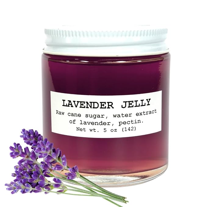 Lavender Jelly, 5 oz - Craft, Gourmet, Unusual Jams & Jellies Made in West Virginia, USA