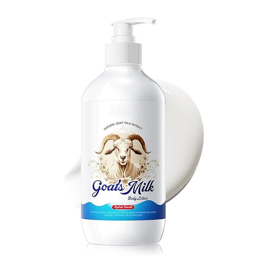 Goat Milk Body Lotion,Hydrating Body Lotion for Dry Skin,Body Care Moisturizer,Moisturizing Body Cream for Women and Men,All Skin Type,Nourishing Cream, 17.5 fl oz