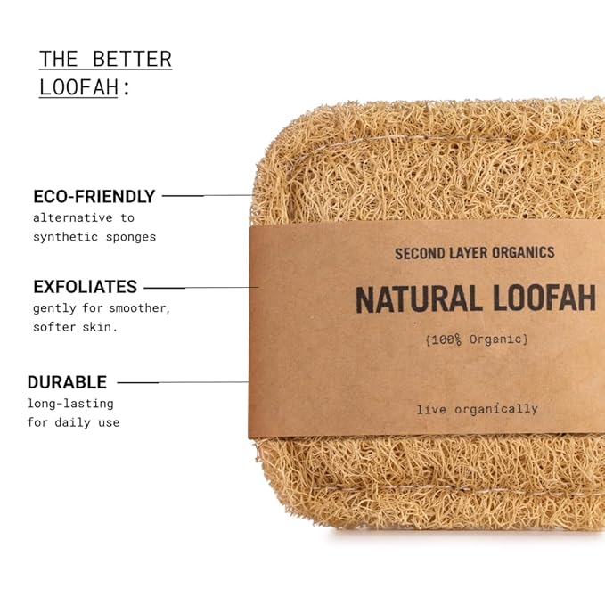 All Natural Body Scrub 10oz - Body Exfoliator with Walnut Shells and Orange Peel - Nourishing Cleanser & Body Scrub - Clean Beauty - Vegan Body Care - Organic Loofa Included