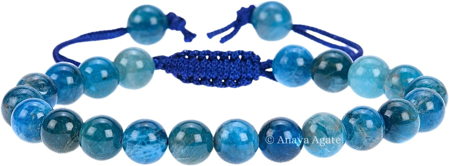 Energy Protection Crystal Handmade Adjustable Bead Bracelet Perfect for Men, Women’s Gift - Gemstone Healing Stretch Bracelet Pulsera Para Hombre Mujer Stocking Stuffer