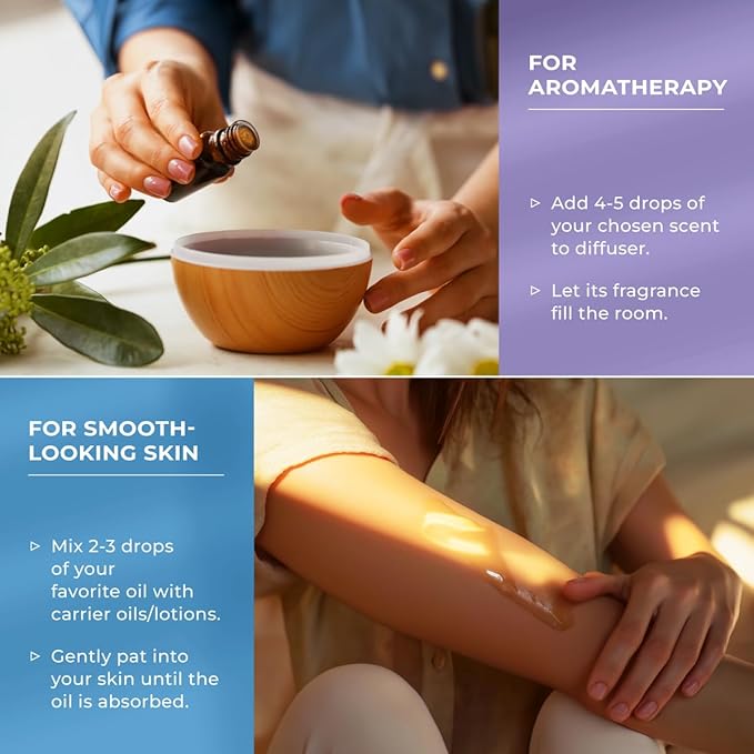 Gya Labs Good Vibes Essential Oil for Aromatherapy – 0.17 Fl Oz – Premium Grade Essential Oils for Diffuser, Aromatherapy, Hair Care, Skin Care, Body, Massage & DIY Candle Making Scents