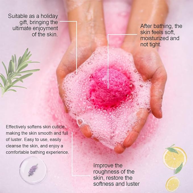 Bath Bombs Gift Set for Women,6 Scents Natural Relaxing Bath Balls for Her to Moisturize Skin,Relaxing Body,Soften Skin,Long-Lasting Fragrance and Rich Foam,Handmade Bubble Bathbombs (Brown)