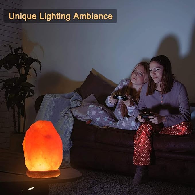 FANHAO Himalayan Salt Lamp 16 Colors, Natural Crystal Salt Rock Lamp Hand Carved Night Lights, USB Salt Crystal Lamp Remote Control for Meditation, Home Décor & Gifts