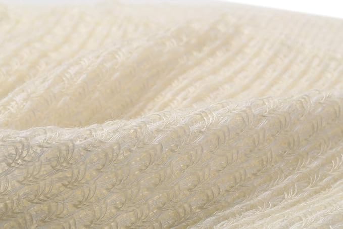 Exfoliating Washcloth [Made in Japan] Shower Back Scrubber, Natural Loofah