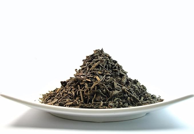 GreenhillTea Aged puerh tea Yunnan Pu-erh – Fermented Loose Leaf Tea, Smooth & Earthy Flavor, 4 oz