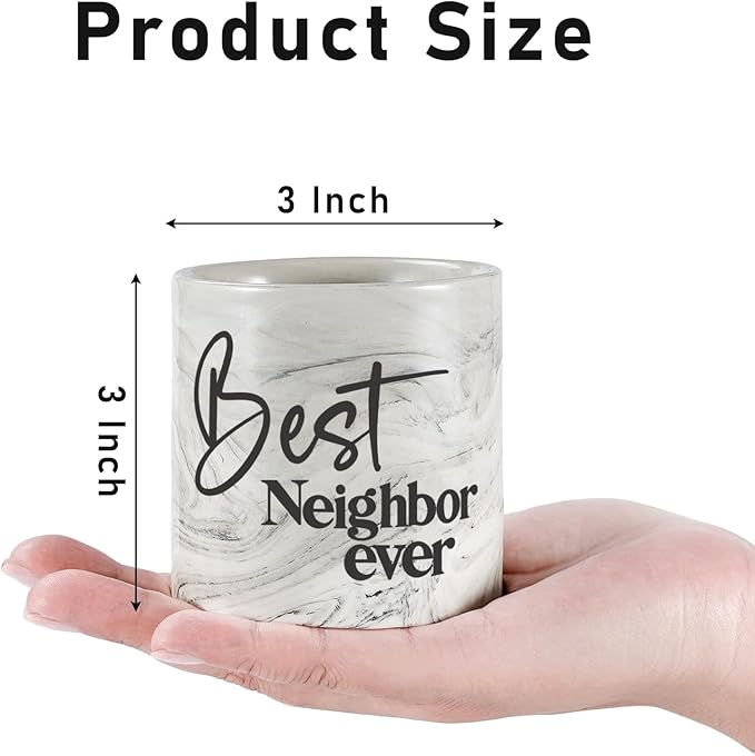 Best Neighbor Ever Gifts-6 oz Scented Candle Lavender Hello Neighbor Gifts for Neighbors New Neighbor Welcome Gift Funny Candle Goodbye Moving Housewarming Presents for New House for Neighbor