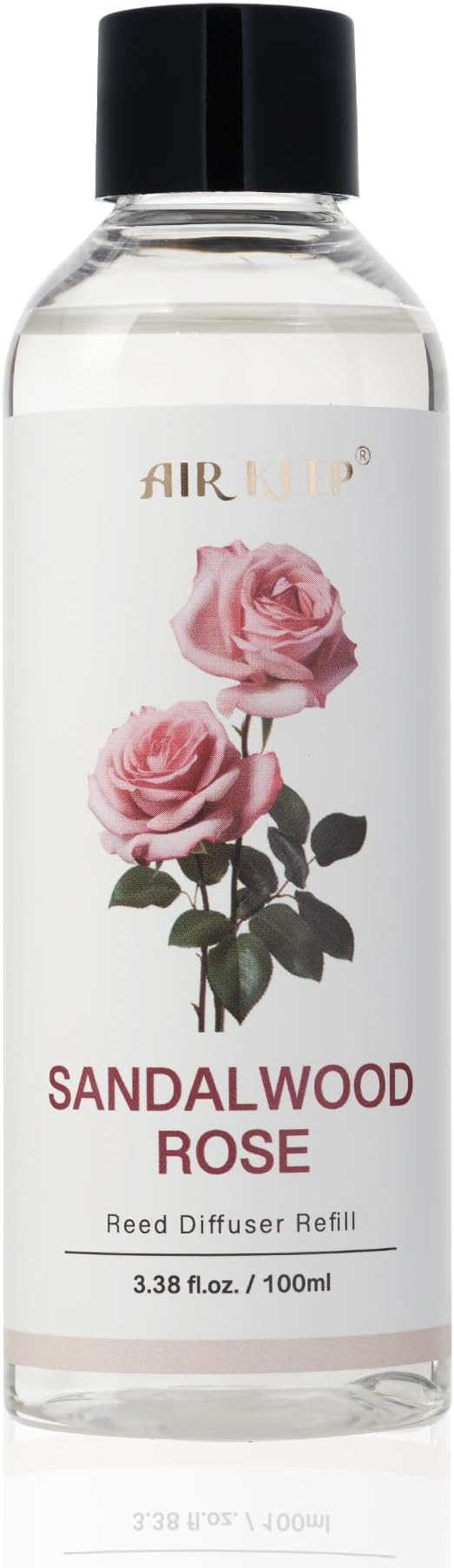 Airkeep Diffuser Oil Refill/Sandalwood Rose/3.38oz（100ml/1 Pack/Scented Oil Refill for Diffuser Home Fragrance for Bedroom, Bathroom Office Home Decor
