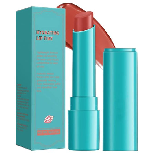 4 PCS Lip Tint Hydrating, Moisturizing Tinted Oil Balm, Stain Peel off Lipstick Gloss Set, Long Lasting Waterproof Non-stick Natural Ingredients Moisture Makeup Cup for Women(Peach Coral)