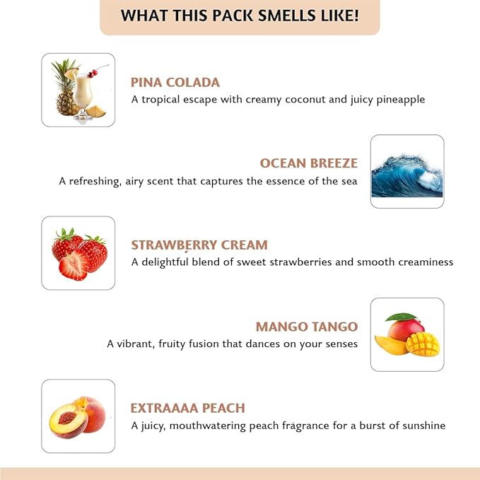 Folkulture Wax Melts or Wax Cubes | Set of 5, 30 pc Long Lasting with 5 Fragrances | Candle Warmer Wax Melts | 100% Natural Soy and Palm Scented Wax Cubes for Gifts for Her