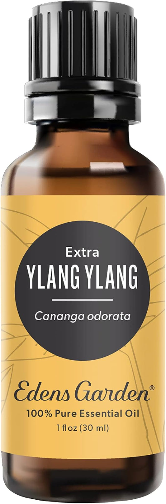 Edens Garden Ylang Ylang- Extra Essential Oil- 100% Pure Premium Grade, Undiluted, Natural, Therapeutic, Aromatherapy, The Best for Diffuser, Candle, Laundry, Hair 30 ml (1 fl oz)