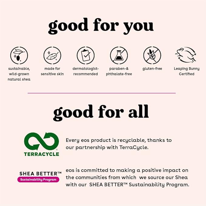 eos 100% Natural & Organic Lip Balm Sticks - Strawberry Sorbet, All Natural Lip Balm, All-Day Moisture, Dermatologist Recommended, 0.14 oz, 2-Pack