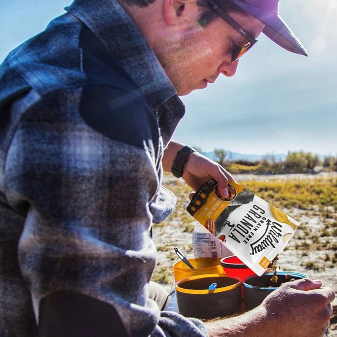 Wildway Keto Granola | Dark Chocolate Sea Salt | Grain-Free Certified Gluten-Free Cereal | Vegan, Low Carb | No Sugar Added | Paleo-Friendly, Non-GMO Fruit & Nut Clusters | Nutrient-Rich | 8oz, 6 Pack